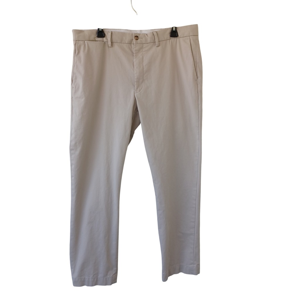 Polo Ralph Lauren Mens Stretch Straight Fit Chino Pants Tan Khaki 36/30